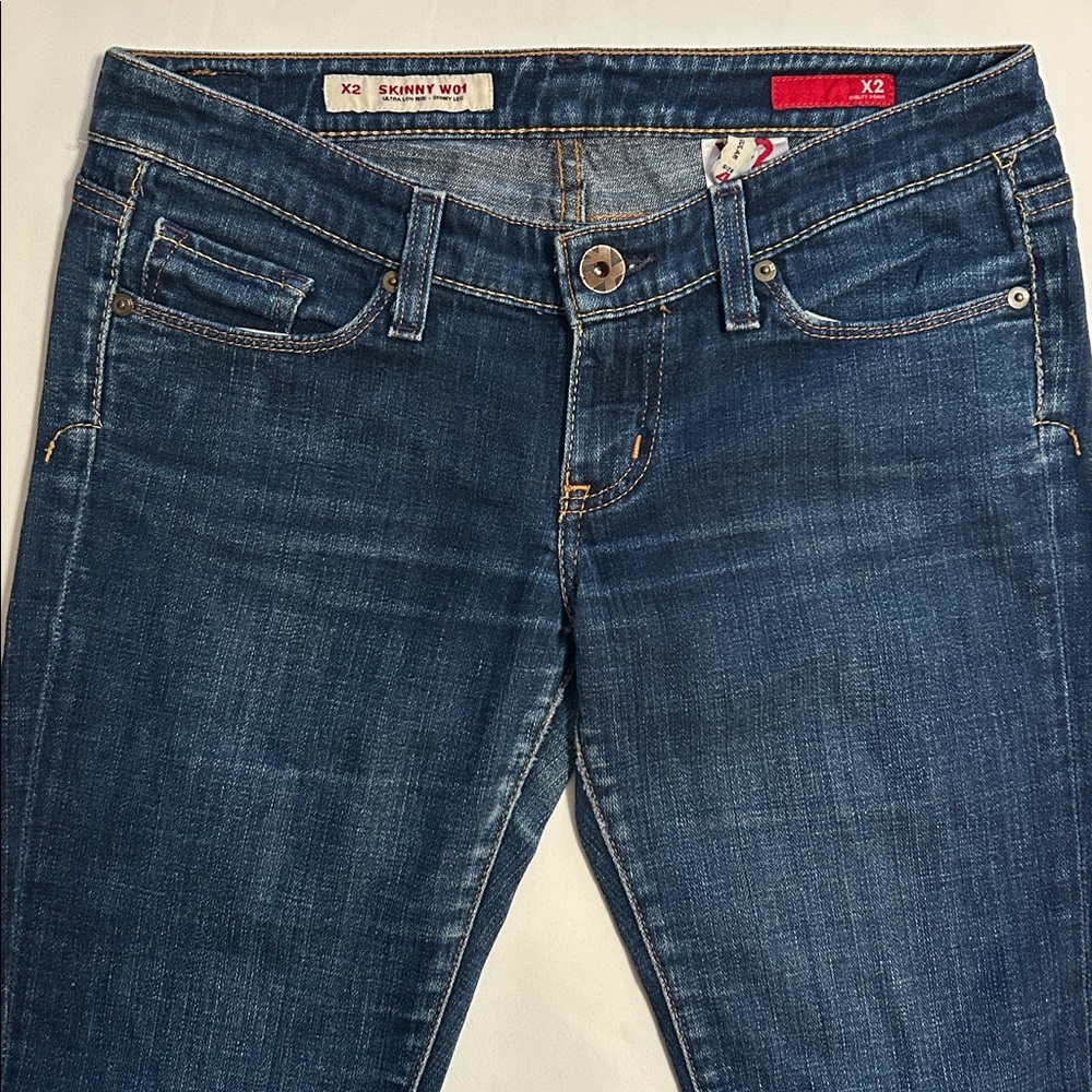 X2 Skinny Ultra Low Rise Skinny Leg Jeans - Size 4 - Picture 9 of 11
